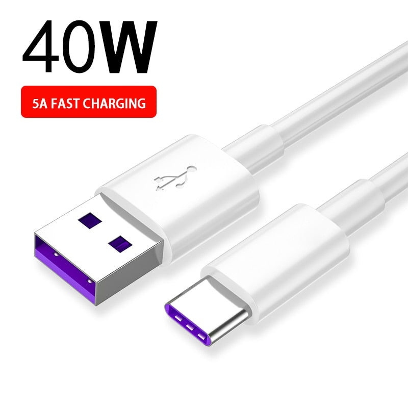 6A Fast Charging Usb C Cable for Xiaomi Mi 12 Redmi POCO Huawei Mobile Phone Accessories Type C Cable Phone Charger USB Cable